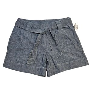 Style & Co. New Tie Waist Cotton Denim Style Shorts